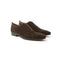 Racing Green Constable Formal Suede Shoe 8 Brown