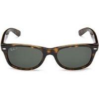 Ray-ban New Wayfarer Sunglasses Rb2132 902/58 Havana/ Polarised Crystal Green
