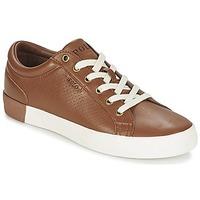 ralph lauren aldric ii mens shoes trainers in brown