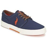 ralph lauren faxon low mens shoes trainers in blue