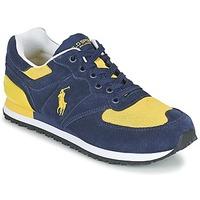 ralph lauren slaton pony mens shoes trainers in blue