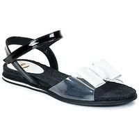 ras troya womens sandals in black