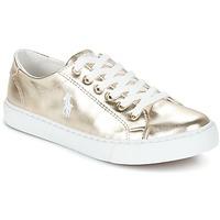 Ralph Lauren SLATER women\'s Shoes (Trainers) in gold