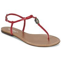 Ralph Lauren AIMON SANDALS CASUAL women\'s Flip flops / Sandals (Shoes) in red