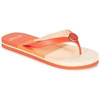 Ralph Lauren ELISSA III SANDALS CASUAL women\'s Flip flops / Sandals (Shoes) in orange