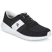 ralph lauren jay sneakers athletic shoe womens shoes trainers in black