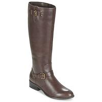 ralph lauren marrona womens high boots in brown