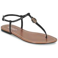 Ralph Lauren AIMON SANDALS CASUAL women\'s Flip flops / Sandals (Shoes) in black