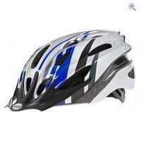 Raleigh Mission Cycling Helmet (Blue/Silver) - Size: M - Colour: Blue And Silver