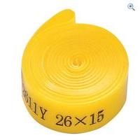 raleigh polyurethane 26 wheel rim tape pair colour yellow