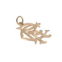 Rangers F.C. 9ct Gold Pendant Large