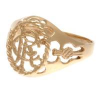 Rangers F.C. 9ct Gold Crest Ring Small