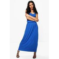 racer back maxi dress cobalt