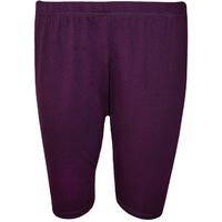 Rachelle Basic Jersey Cycling Shorts - Purple