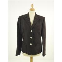 ralph lauren size 10 brown pinstripe jacket