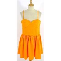 Rare Fluroescent Orange Dress Size 14