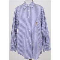 Ralph Lauren, size 10 purple mix striped oversized shirt