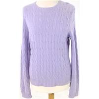 Ralph Lauren Size 12 High Quality Soft and Luxurious Pure Cashmere Lilac Jumper