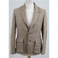 ralph lauren size 12 light brown linen jacket