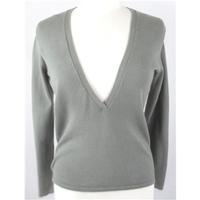 range size 1012 sage deep v neck sweater