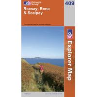 raasay rona scalpay os explorer map sheet number 409