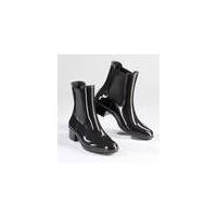 Rain Ankle High Boots, black in various sizes