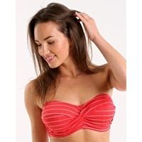 Ravello Underwired Twist Front Bandeau - Rouge