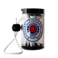 rangers fc official golf tee shaker with tees rrp7