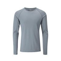 rab merino 160 long sleeve crew granite xx large