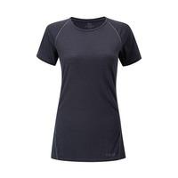 RAB WOMENS MERINO+ 120 SHORT SLEEVE CREW EBONY (SIZE UK 8)