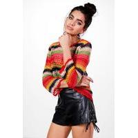 Rainbow Crochet Top - multi