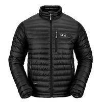 rab microlight jacket black small