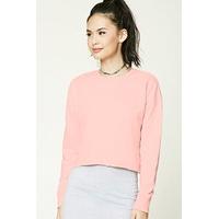 Raw-Cut Crop Sweatshirt