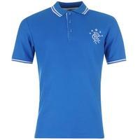 rangers fc tipped polo mens