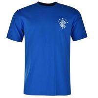 Rangers Small Crest T Shirt Mens