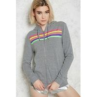 Rainbow Piped Hoodie