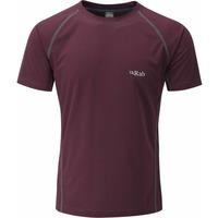 rab mens interval tee maple large