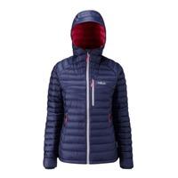 rab womens microlight alpine jacket twilight size uk 12