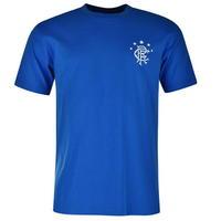 Rangers Small Crest T Shirt Junior Boys