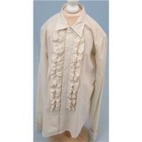 Ralph Lauren size 6 cream sleeved shirt