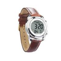 Radio Controlled Digital Watch, Leather