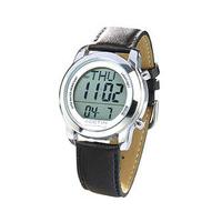 Radio Controlled Digital Watch, Leather