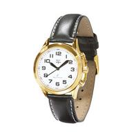 Radio Controlled Big Time Watch, Leather