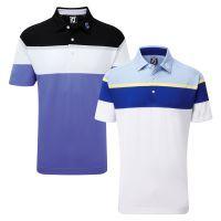 Raglan Chest Stripe Golf Shirt