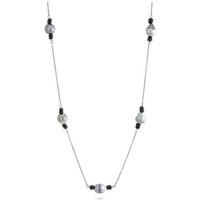 rambaud long necklace emma womens necklace in grey