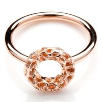 rachel galley allegro rose gold plated loop ring a300rgmd