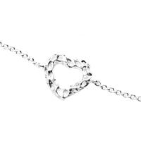 Rachel Galley Silver Large Love Heart Bracelet H200SV