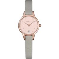 radley ladies grey leather watch ry2384