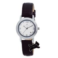 RADLEY Steel Black Strap Round Silver Dial with Date Watch RY2007