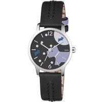 radley ladies over the moon black strap watch ry2405